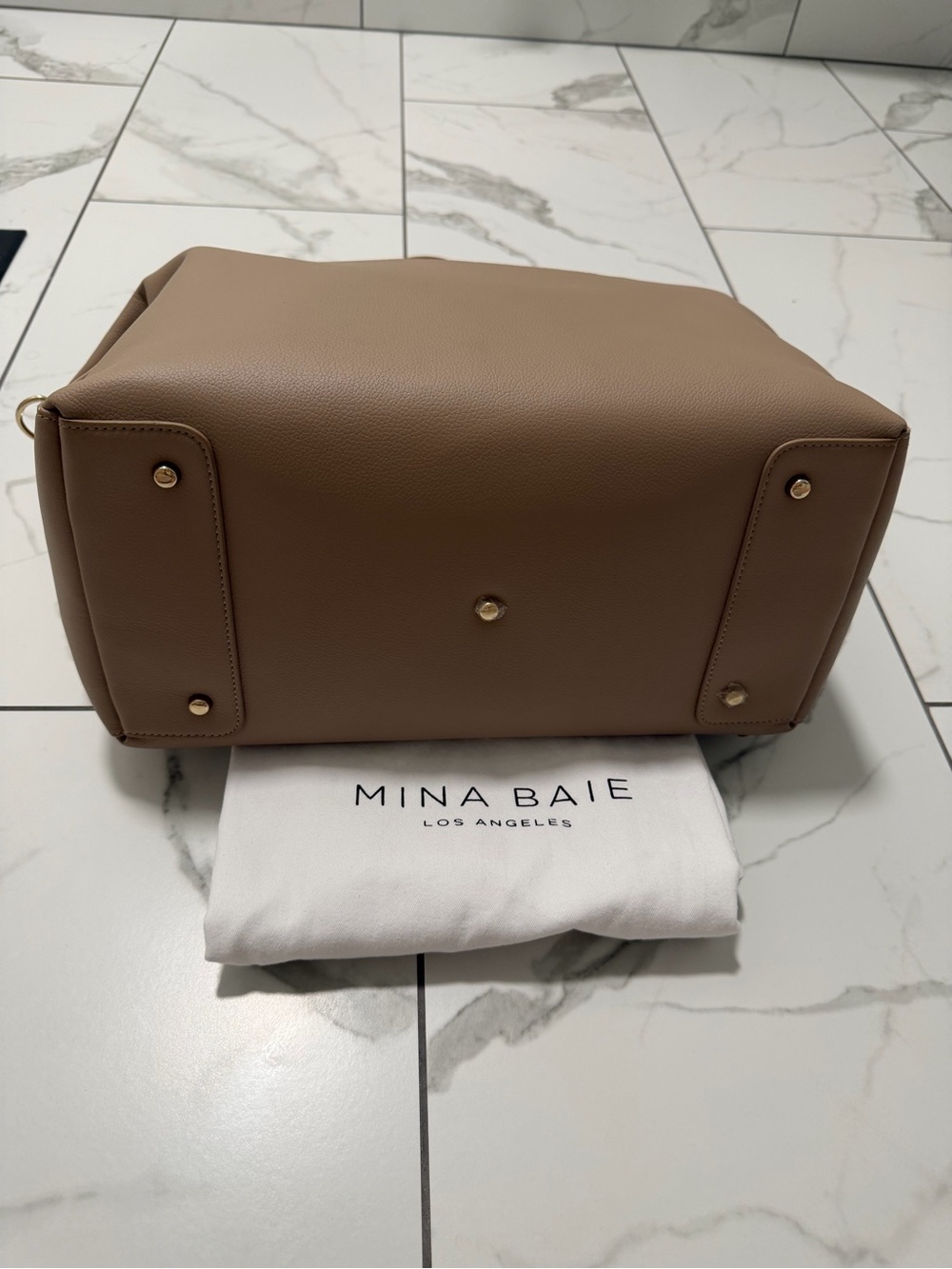 Mina Baie SAND Emmy MIDI Diaper Bag Vegan leather - Picture 9 of 9